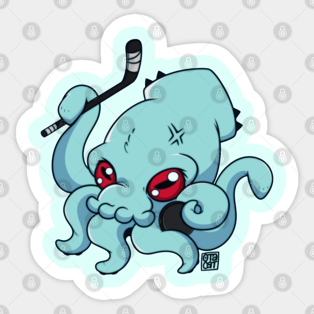 Chibi Kraken Hockey Sticker by Otacat